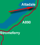 Attadale House location map